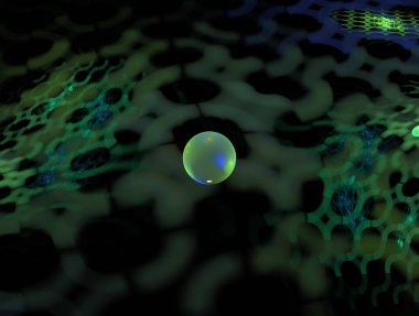 Hayali fraktal arkaplan resmi