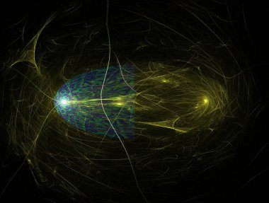 Hayali fraktal arkaplan resmi
