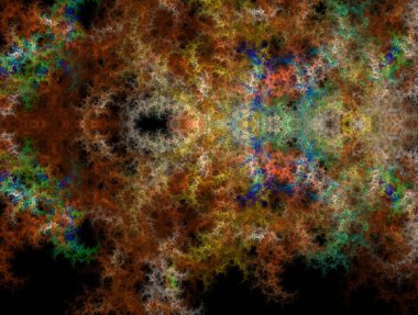 Hayali fraktal arkaplan resmi