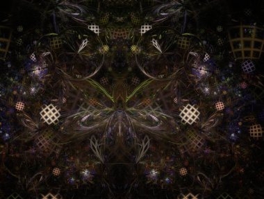 Hayali fraktal arkaplan resmi