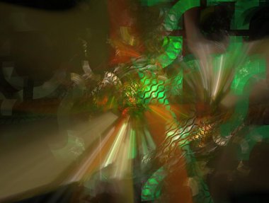 Hayali fraktal arkaplan resmi