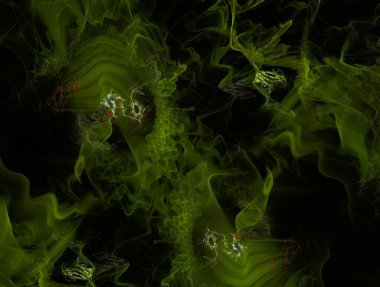 Hayali fraktal arkaplan resmi