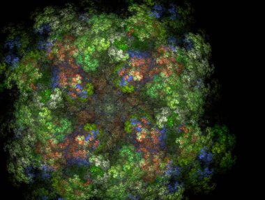 Hayali fraktal arkaplan resmi