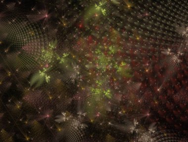 Hayali fraktal arkaplan resmi