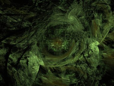 Hayali fraktal arkaplan resmi