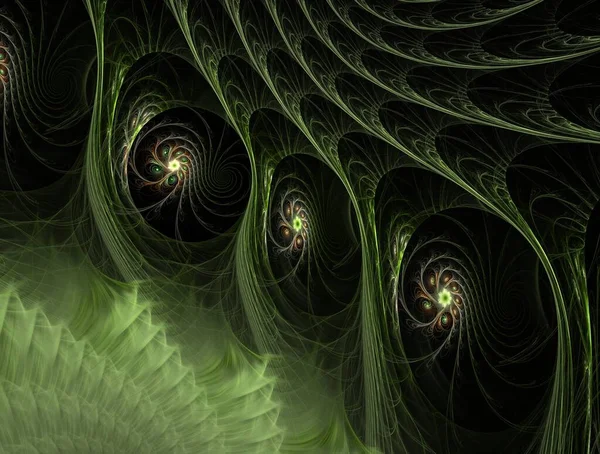 Imaginatory fractal abstracte achtergrond Afbeelding — Stockfoto