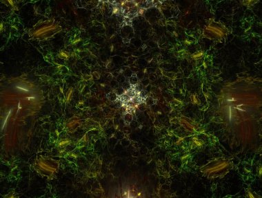 Hayali fraktal arkaplan resmi