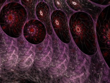 Hayali fraktal arkaplan resmi