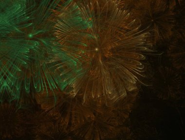 Hayali fraktal arkaplan resmi