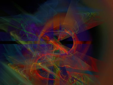 Hayali fraktal arkaplan resmi