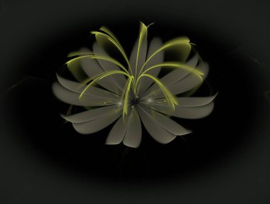 Hayali fraktal arkaplan resmi