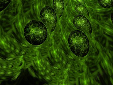 Hayali fraktal arkaplan resmi