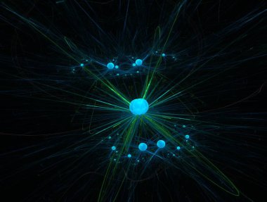 Hayali fraktal arkaplan resmi