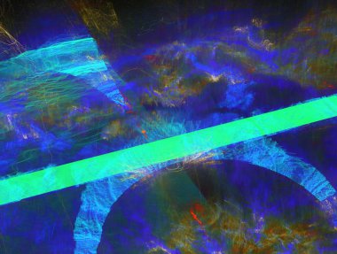 Hayali fraktal arkaplan resmi