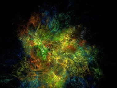 Hayali fraktal arkaplan resmi