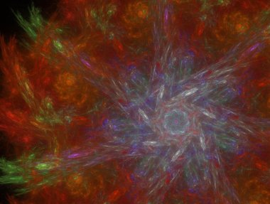 Hayali fraktal arkaplan resmi