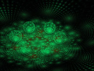 Hayali fraktal arkaplan resmi