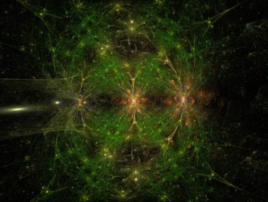 Hayali fraktal arkaplan resmi