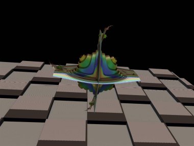 Hayali fraktal arkaplan resmi