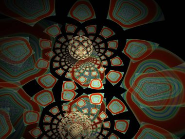 Hayali fraktal arkaplan resmi