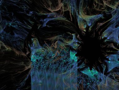 Hayali fraktal arkaplan resmi