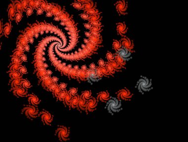 Hayali fraktal arkaplan resmi