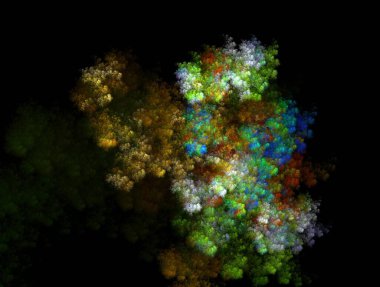 Hayali fraktal arkaplan resmi