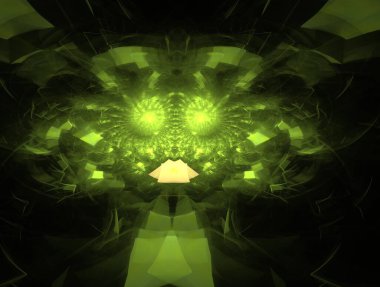 Hayali fraktal arkaplan resmi