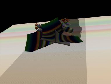 Hayali fraktal arkaplan resmi