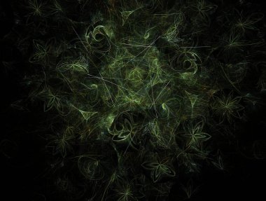 Hayali fraktal arkaplan resmi