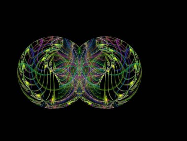 Hayali fraktal arkaplan resmi