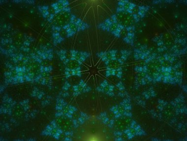 Hayali fraktal arkaplan resmi