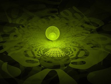 Hayali fraktal arkaplan resmi