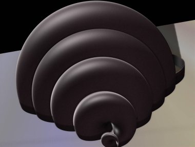 Hayali fraktal arkaplan resmi