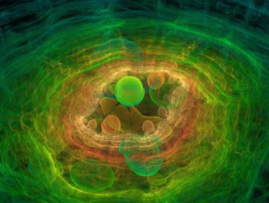 Hayali fraktal arkaplan resmi