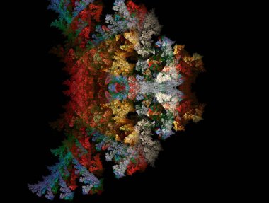 Hayali fraktal arkaplan resmi