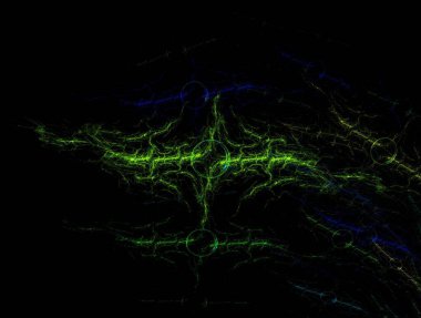 Hayali fraktal arkaplan resmi
