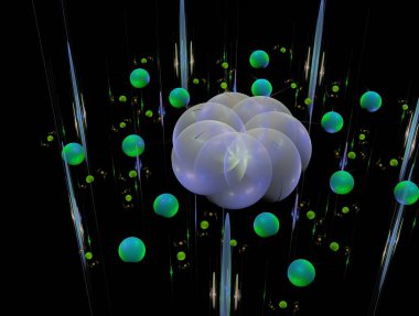 Hayali fraktal arkaplan resmi