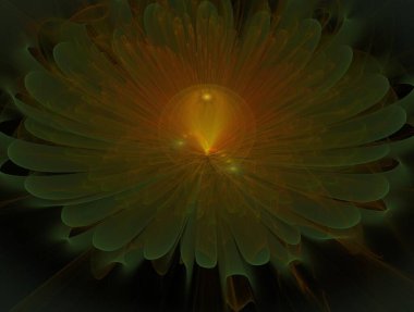 Hayali fraktal arkaplan resmi