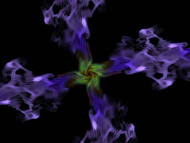 Hayali fraktal arkaplan resmi