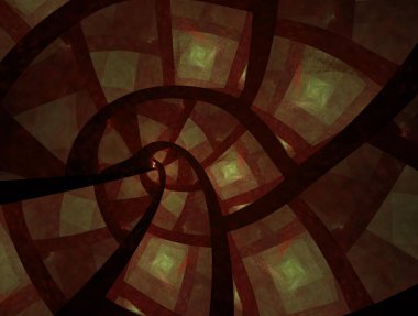 Hayali fraktal arkaplan resmi