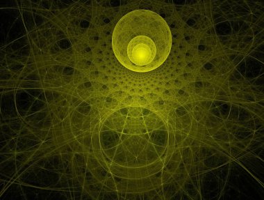 Hayali fraktal arkaplan resmi