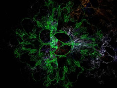 Hayali fraktal arkaplan resmi