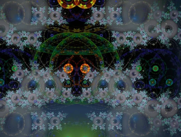 Imaginatory fractal abstracte achtergrond Afbeelding — Stockfoto