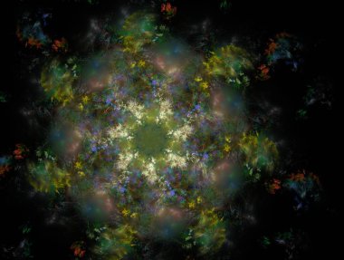 Hayali fraktal arkaplan resmi