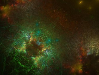 Hayali fraktal arkaplan resmi