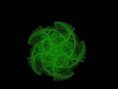 Hayali fraktal arkaplan resmi