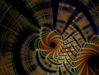 Hayali fraktal arkaplan resmi