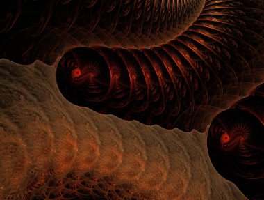 Hayali fraktal arkaplan resmi