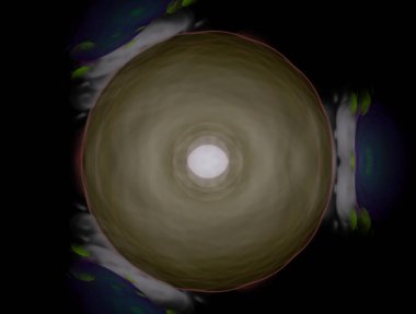 Hayali fraktal arkaplan resmi